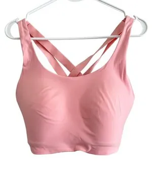 Lululemon AirSupport Bra Pink High Support Running‎ Sports Bra 38DD thumbnail 1