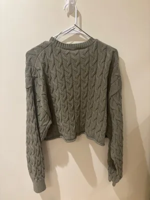 ZARA Cropped Sweater Long Sleeve thumbnail 3