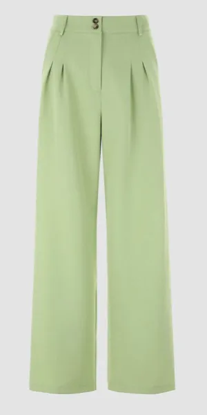 Cider Green Wide Leg Trousers Pants thumbnail 1