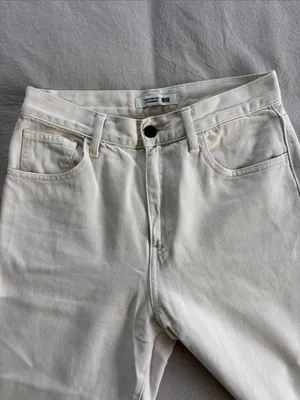 Uniqlo x Comptoir des Cotonniers Ivory Straight Leg Jeans thumbnail 2