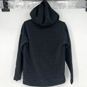 Columbia Sunday Summit Pullover Womens Medium Black Hooded 1/4 Zip Jacket thumbnail 3