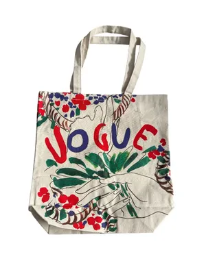VOGUE Canvas Subscriber Tote Shoulder Bag NEW NWOT thumbnail 8