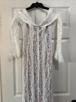 Clarice Lace Stretch Maxi Dress White thumbnail 4
