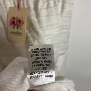 Anthropologie‎ Entro white dress women's small thumbnail 9