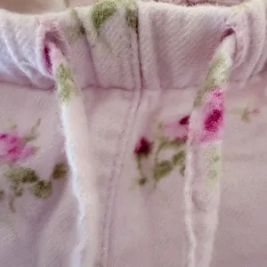 Lauren Ralph Lauren Ditsy floral lavender Embroidered logo Pajama Set SZ M thumbnail 12
