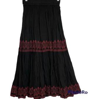Anthropologie Pinnacle By Shruti Sancheti Tiered Embroidered Midi Skirt thumbnail 4