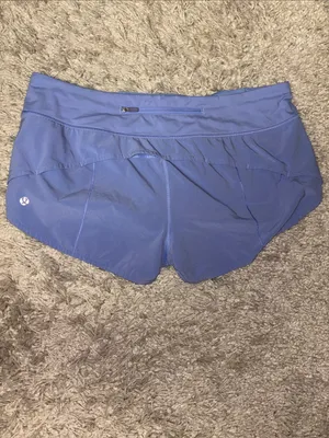 Lululemon “speed up” Shorts
 - Hydrangea Blue thumbnail 9