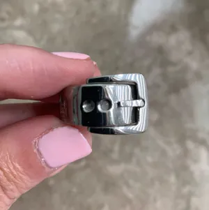 Costume Jewelry Buckle Ring Silver thumbnail 2