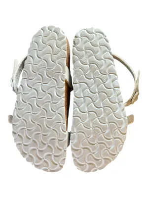Birkenstock Yara pale blue Birko-Flor Ankle Wrap Sandals - Size 36 thumbnail 4