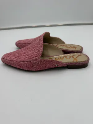 Sam Edelman Women’s Size 8 Pink Woven Pointed Toe Mule Flats Slip On Shoes thumbnail 2