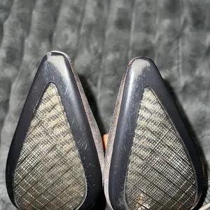 Calvin Klein Polly pointed-toe pumps metallic‎ pewter/gunmetal finish. Size 8.5M thumbnail 6
