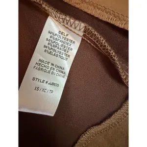 Windsor Faux Suede Brown Double Breasted Blazer XS NWT thumbnail 5