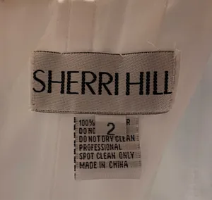 57250 sherri hill peekaboo corset ruffle prom dress size 2 thumbnail 6