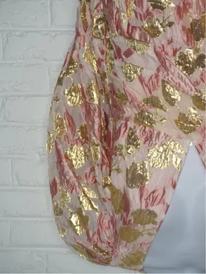 For Love & Lemons Montmartre Pink & Gold Brocade Dress Size: XL NWT Feminine thumbnail 5