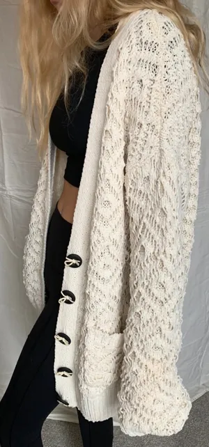 POL Cream Cardigan thumbnail 4