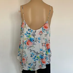 Paper Crane Floral Print Layered Women's Top thumbnail 2