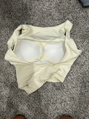 Yellow Shein Tank Top Cropped thumbnail 3