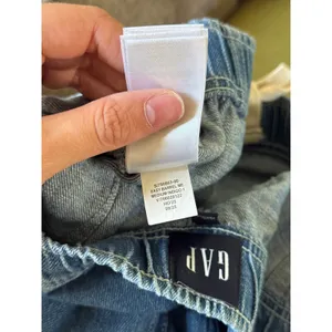GAP High Rise Easy Barrel Jeans in Medium Indigo Size XL thumbnail 7
