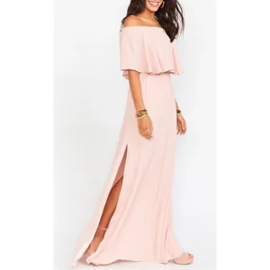 NWOT SHOW ME YOUR MUMU SMYM Hacienda Maxi Dress Dusty Blush XXL thumbnail 3