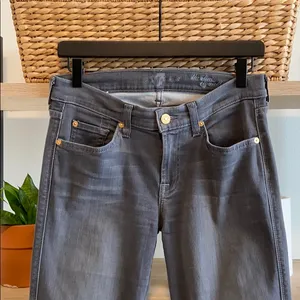 7 For All Mankind Mid-Rise The Slim Cigarette Jeans, 28 thumbnail 2