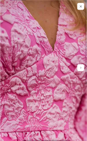 Easy clothes pink dress Size M thumbnail 2