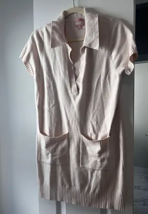 Knit Collared Dress thumbnail 1