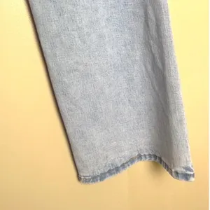 NWT Almost Famous 90s Jeans Juniors 11 Light Wash Sparkle Wide Leg Flare Baggy thumbnail 7