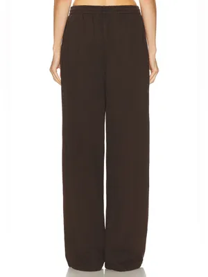 Skims (Gar) Boyfriend Fleece Baggy Sweatpant | Color ESPRESSO | Size XL thumbnail 5