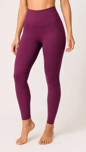 P’TULA Purple High Rise Leggings XXL Sculpt Workout Activewear thumbnail 1