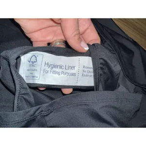 Leilani NEW Black High Waist Control Skirtini Swim Bottom‎ US 6 Tummy Thinner thumbnail 3