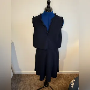 Reiss Braida Frill Sleeve Dress thumbnail 3