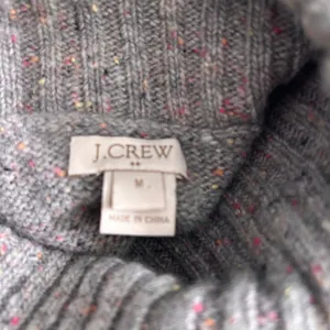 J‎ Crew Lambswool Turtleneck Sweater Gray Medium thumbnail 6