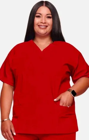 Cherokee Workwear scrub top thumbnail 1