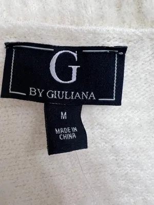 G by Giuliana soft cream sweater size M thumbnail 6