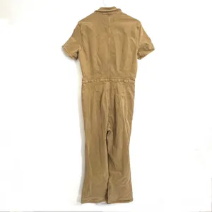 NEW Free People We The Free Jayde Flare Jumpsuit Pier 17 khaki Size Large thumbnail 15