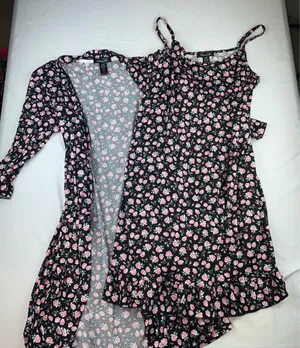 NEW PJ Dress and Robe set Size L thumbnail 1
