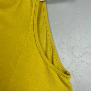 ⭐️Free People we the free west coast yellow swing graphic tank top size small thumbnail 15