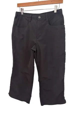 The North Face Womens‎ Pants 10 Gray Hiking Outdoor Capri Crop Gorpcore thumbnail 1