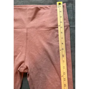 Vuori Performance Leggings Womens XL Terracotta Pink High Rise 7/8 Zip Pocket thumbnail 4