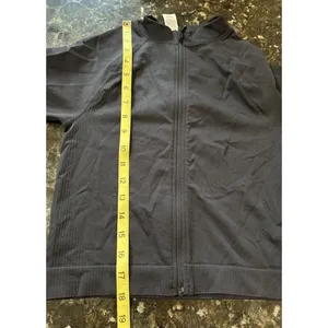 Women's Seamless Fitted Full Zip Jacket - JoyLab Crop Workout Gym Activewear S thumbnail 11
