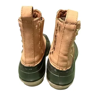 Steve Madden Size 6 Faux Leather Rubber Upper Rain Duck Boots thumbnail 4