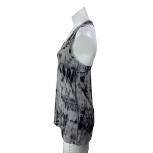 Lululemon Women's Black Tie Dye Scoop Neck Racerback Athletic Tank Top Size M thumbnail 2