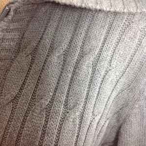 ⬇️ CABLE KNIT HOODIE Gray Size M thumbnail 5