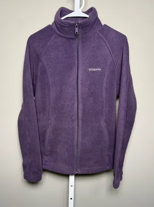 Columbia Purple Full-Zip Fleece Jacket Size L Gorpcore Outdoor‎ thumbnail 1