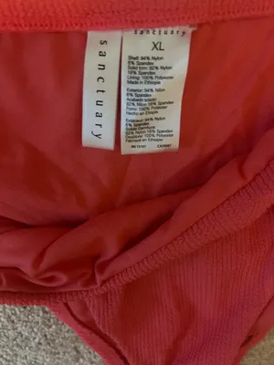 Bikini swimsuit Red Size XL thumbnail 2