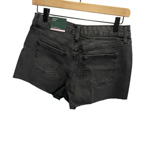 Wild Fable Womens Low-Rise Black‎ Denim Shorts EasyRigid Size 0 thumbnail 5
