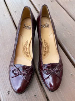 Women's Patent Leather dress Pumps🍒🍒 thumbnail 2