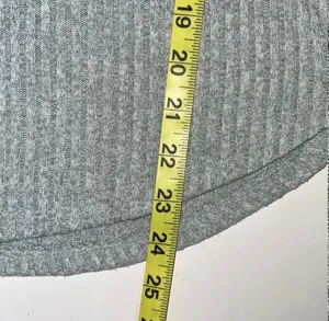 American Eagle Soft & Sexy Rib Top Light Green V-neck Long Sleeve thumbnail 10
