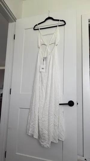 Hello Molly Soft Breeze Maxi Dress White thumbnail 3