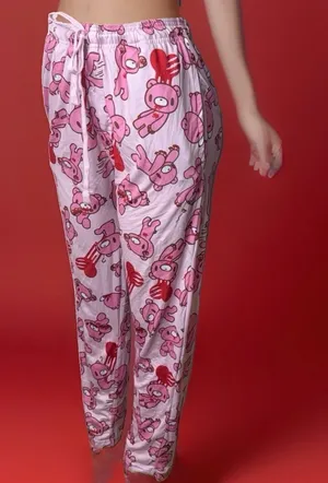 Gloomy bear pants Pink Size M thumbnail 1